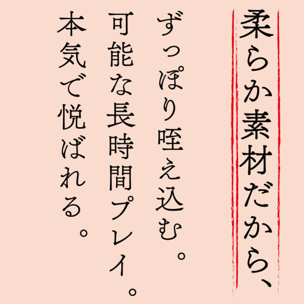 ドスケベ専用 柔らかリアル ずっぽりバイブ